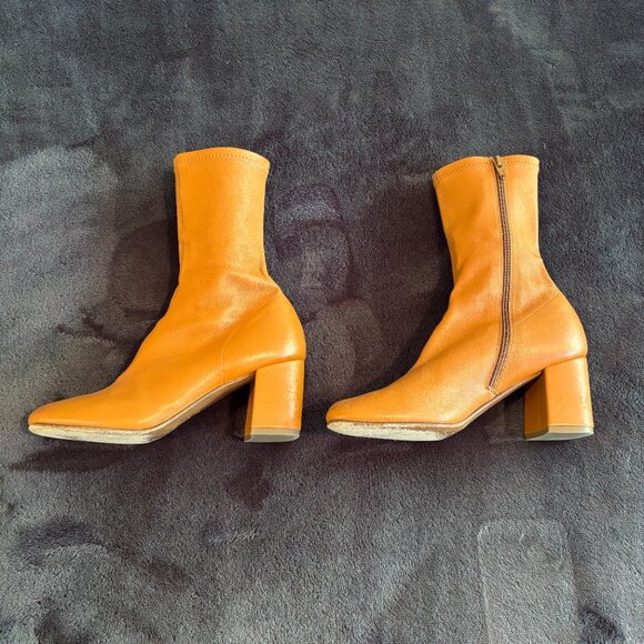 Dries Van Noten Leather Ankle Boots - Picture 4 of 8